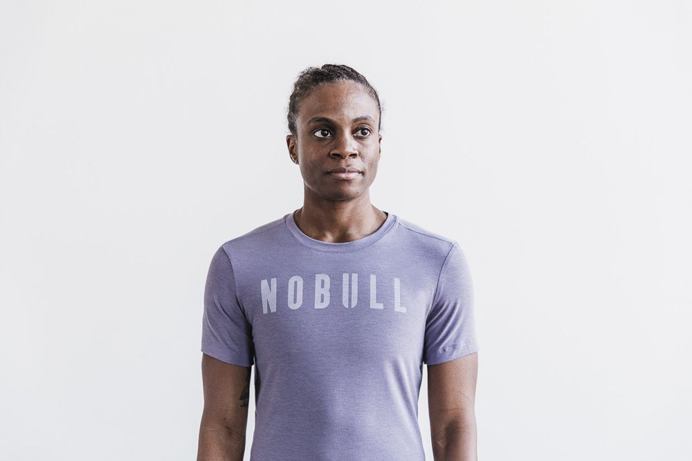 T-Shirts NOBULL Femme Lavande - NOBULL,France (3789-GTPXJ)